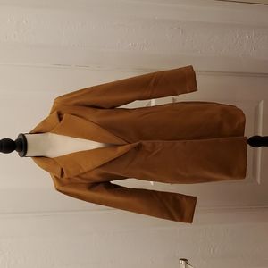 One button trench coat